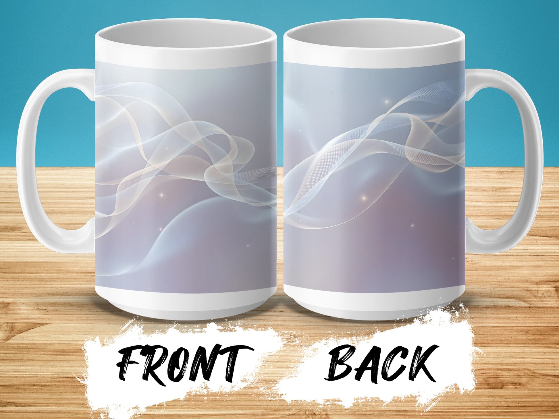 Abstract Wave Design Coffee Mug product