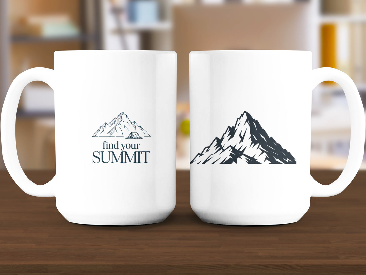 Find Your Summit Mountain Design Mug product