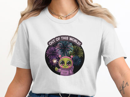 Alien Fireworks Out of This World T-Shirt product type