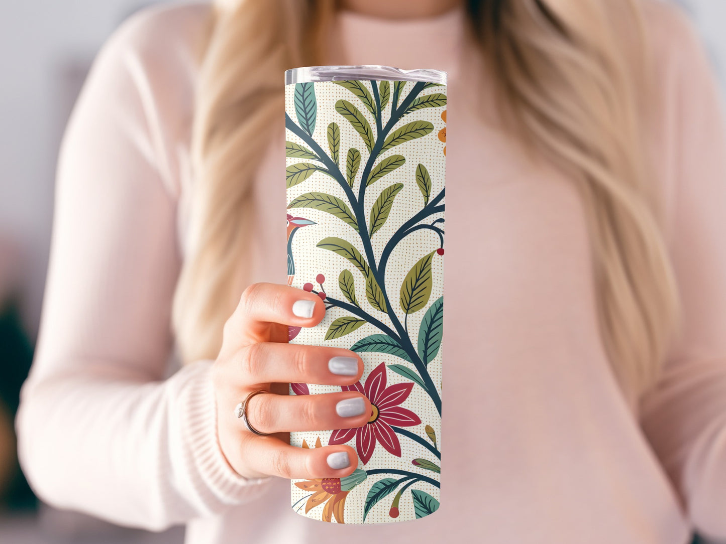 Vibrant Floral Insulated Tumbler Stylish Drinkware product