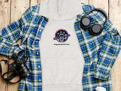 Programmed For Fun Robot Design Hoodie product type