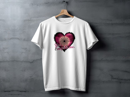 You Complete Me Heart Design T-Shirt product type