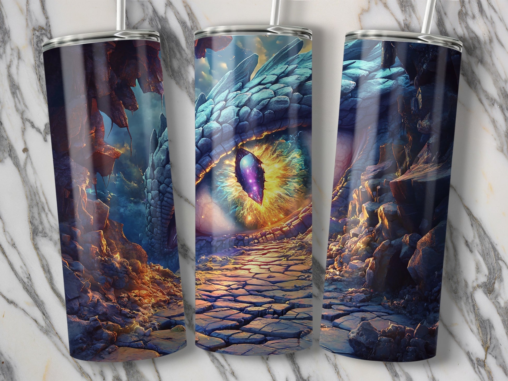 Dragon Eye Design Fantasy Art Tumbler product