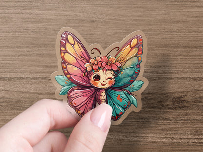 Colorful Cute Butterfly Sticker Art Decor product type
