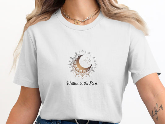 Written in the Stars Crescent Moon T-Shirt product