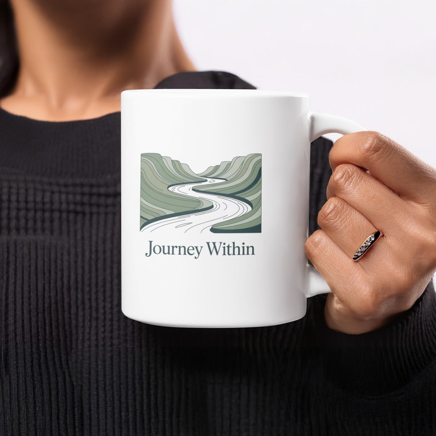 Journey Within Scenic Mug Inspirational Coffee product