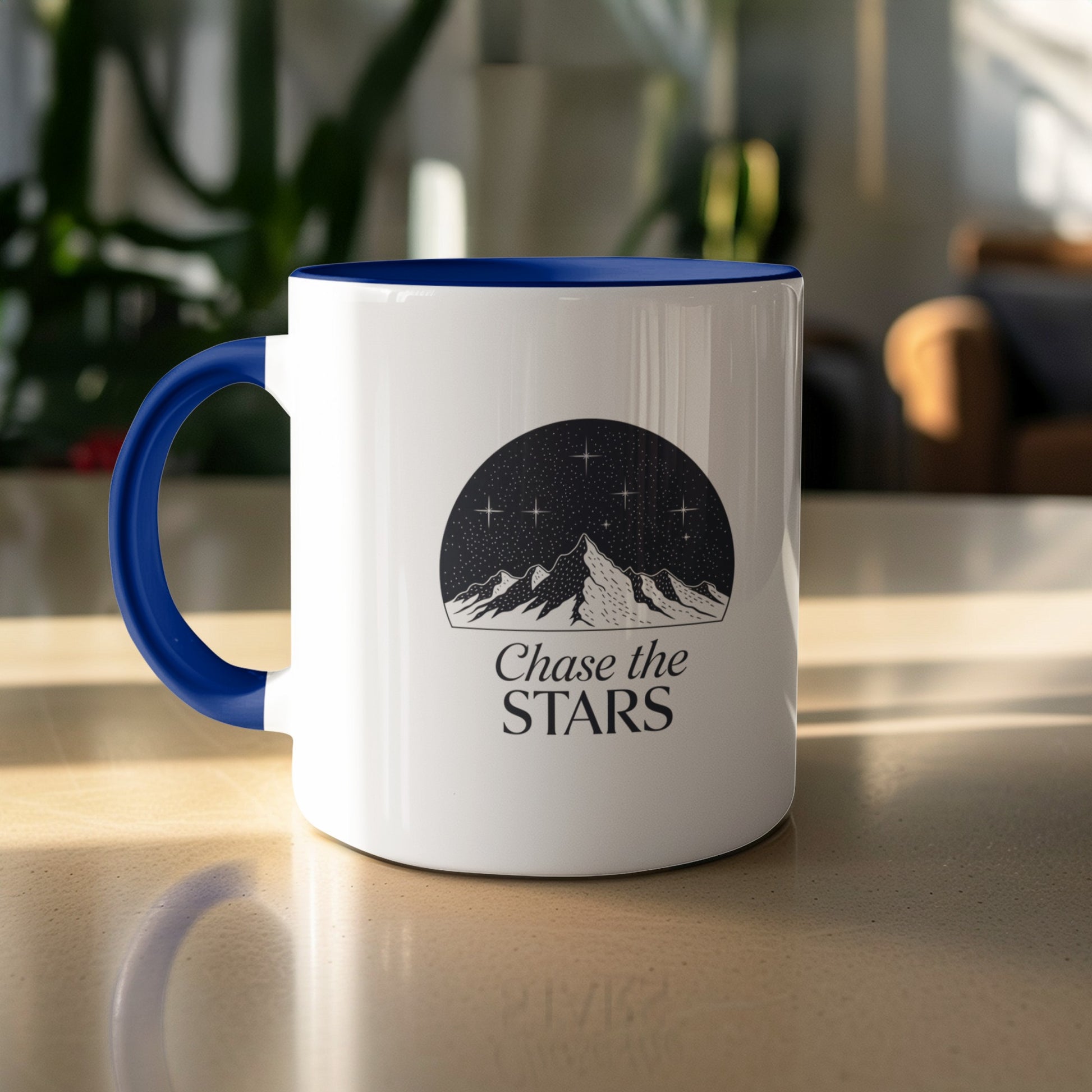 Chase the Stars Mountain Design Coffee Mug Product