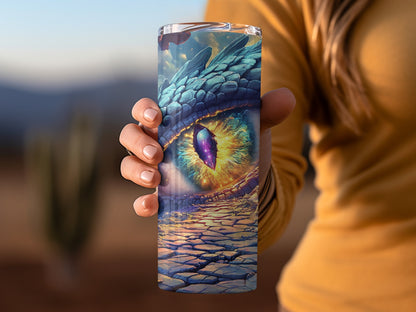 Dragon Eye Fantasy Art Print Travel Mug product