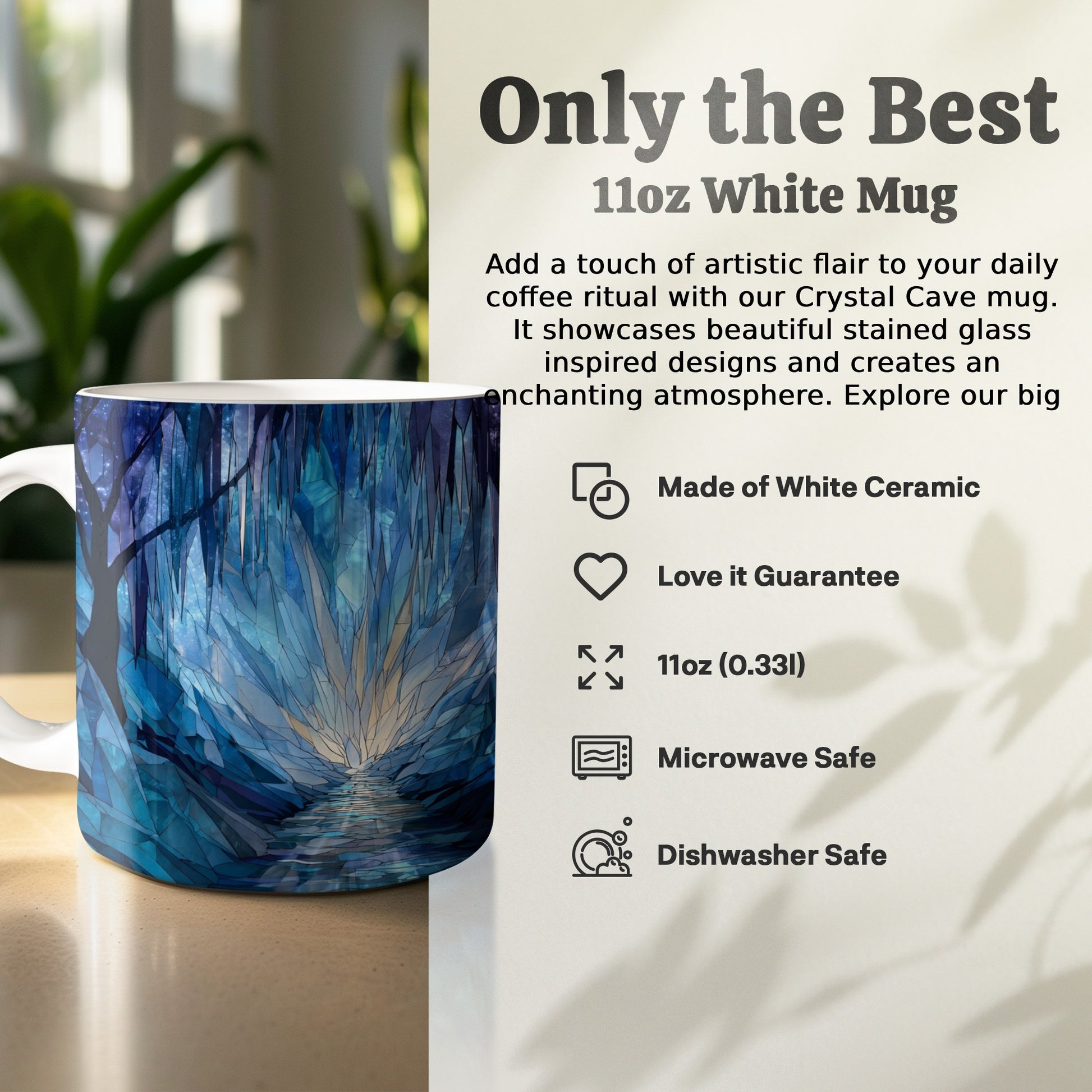 Crystal Cave Design Lover Coffee Mug 11oz product type