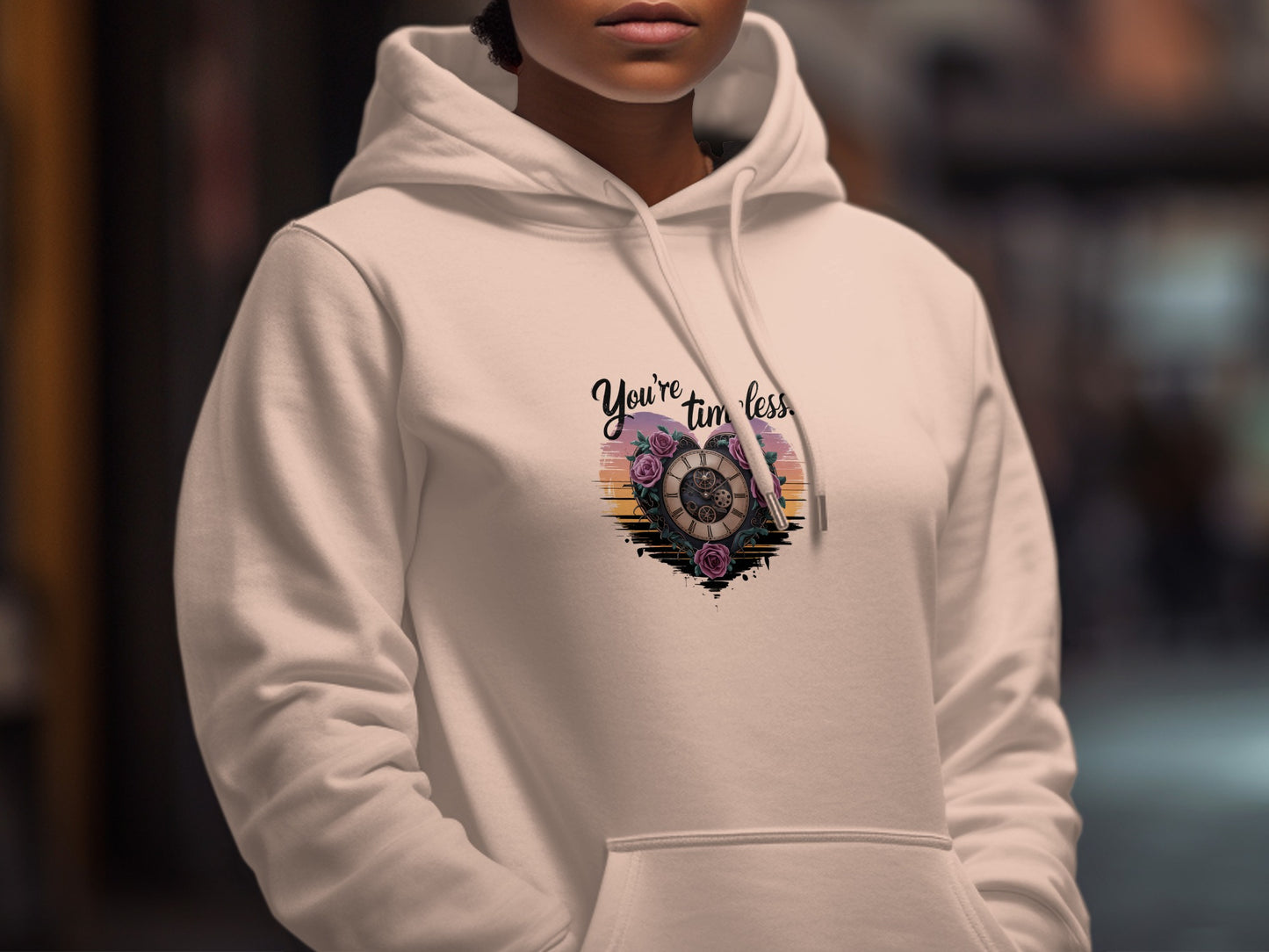 You're Timeless Heart Design Hoodie product