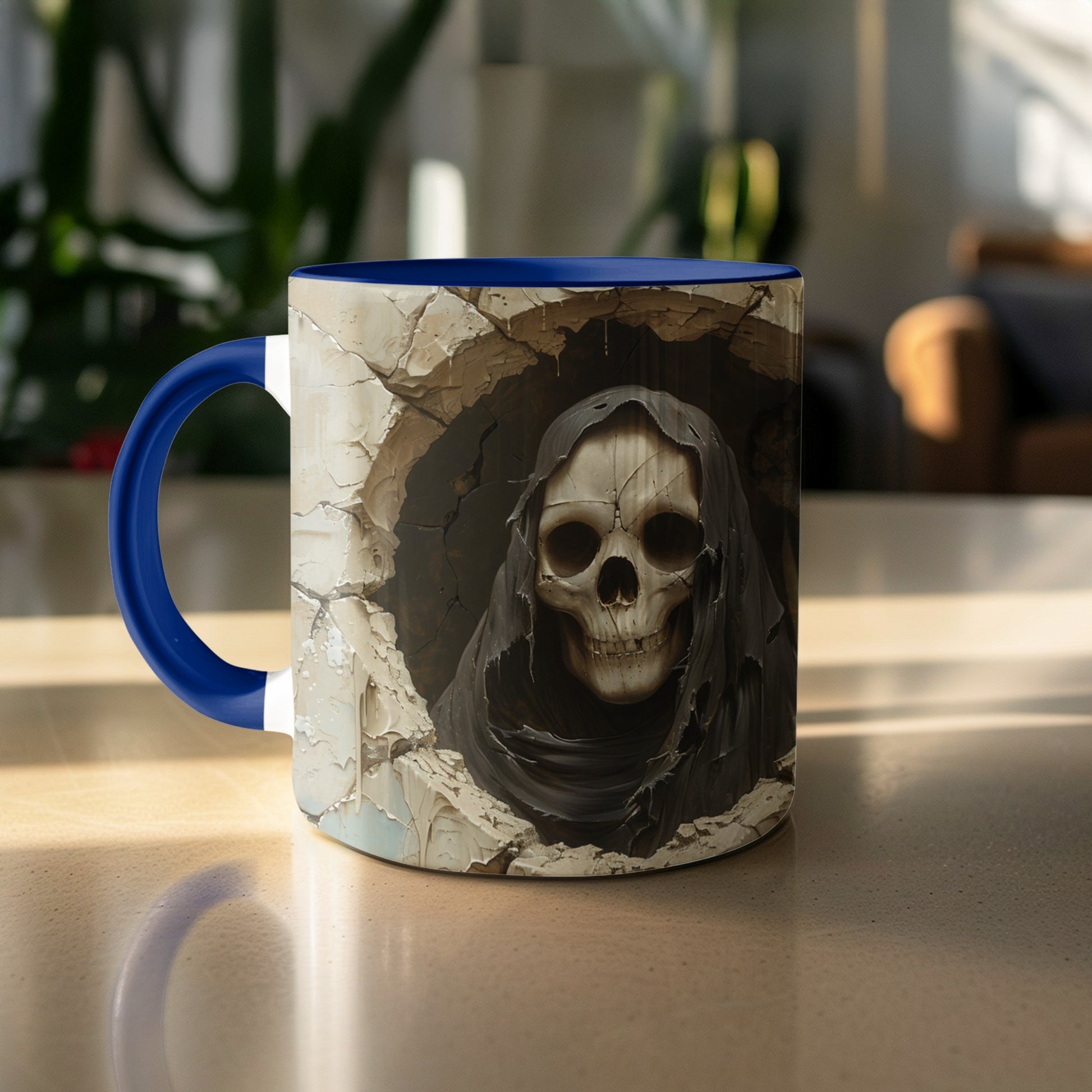 Skeleton Grim Reaper Art Printed Graphic Mug product