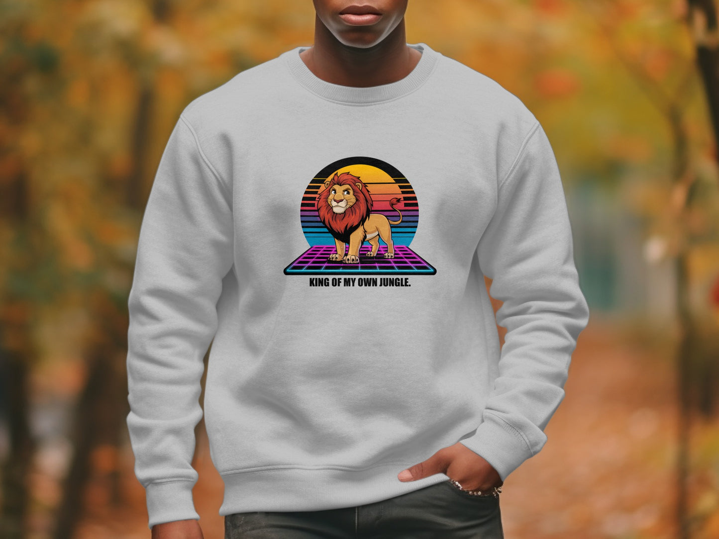 King of My Own Jungle Graphic Sweatshirt product
