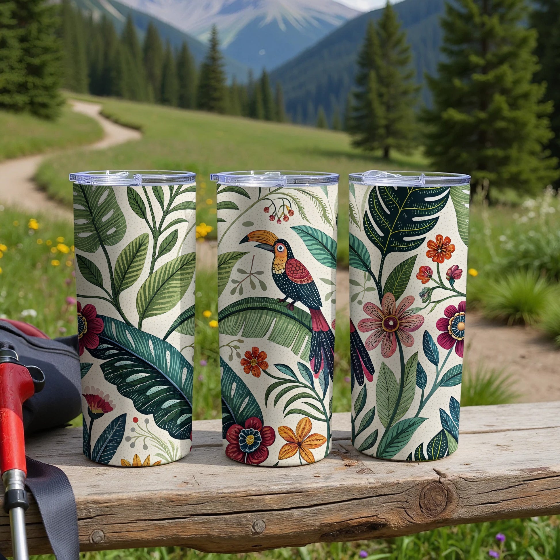 Tropical Forest Design Insulated Travel Tumbler product