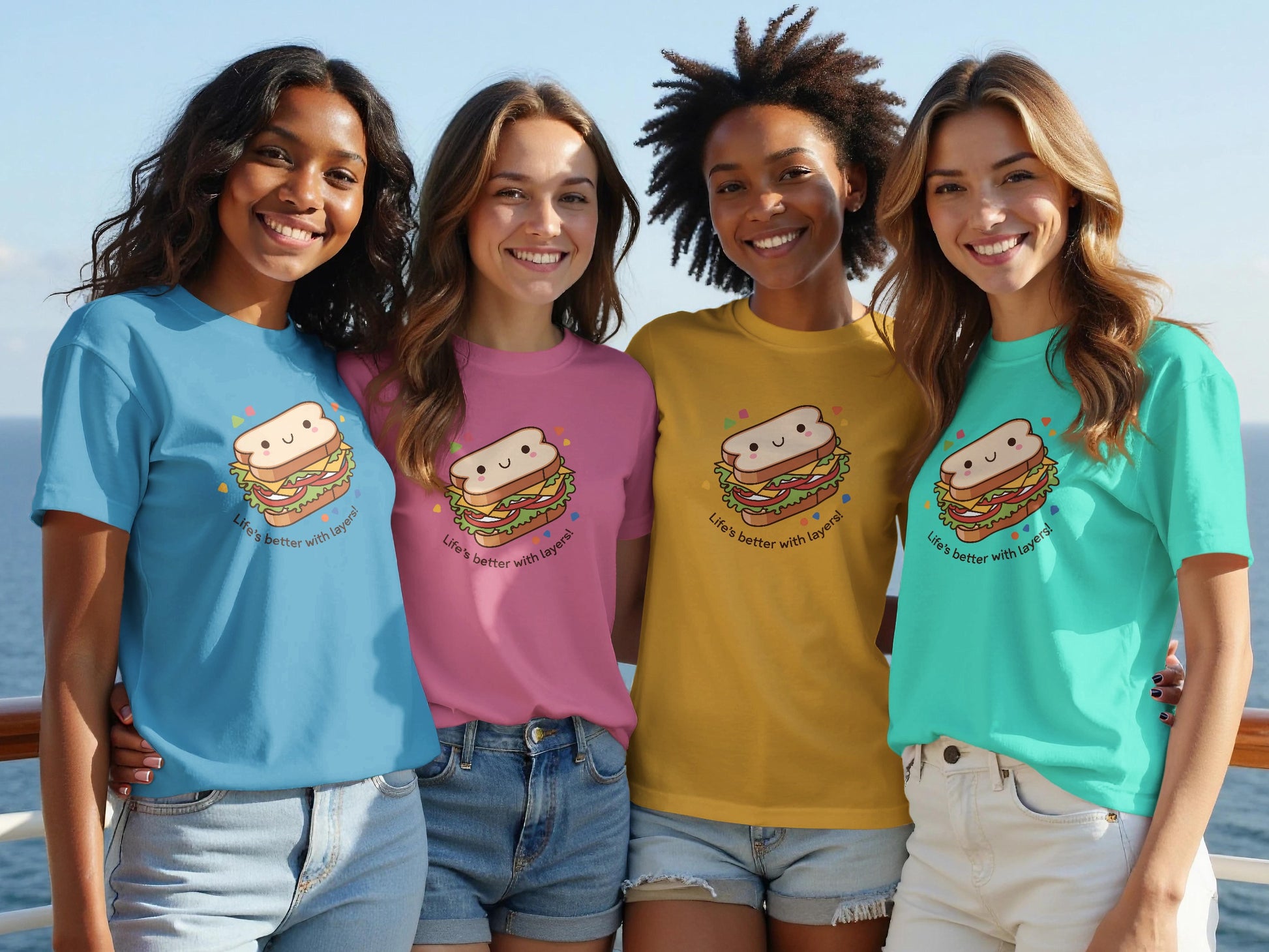Life Is Better With Tasty Sandwich Graphic Tee product type