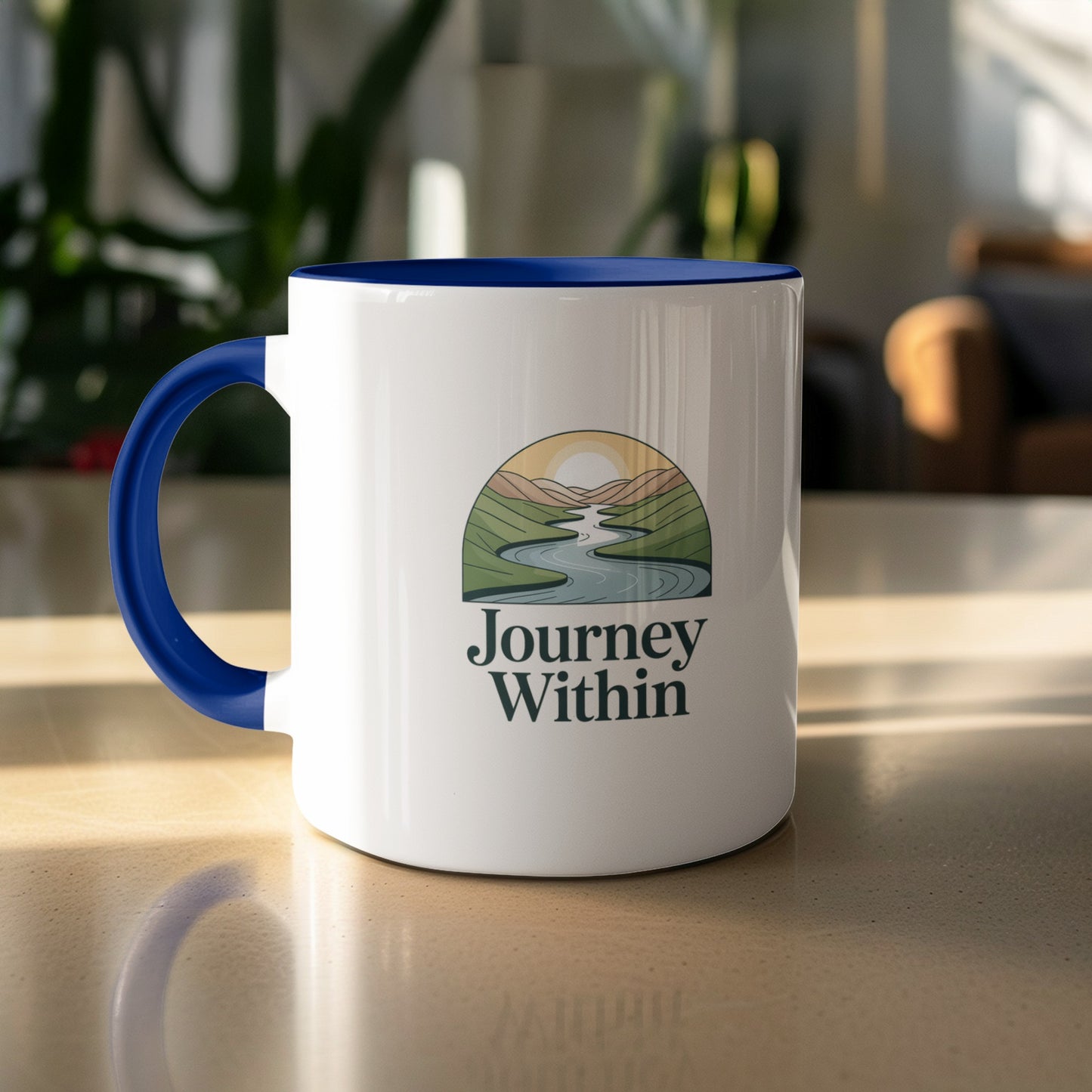 Scenic Journey Within Design on Morning Coffee Product