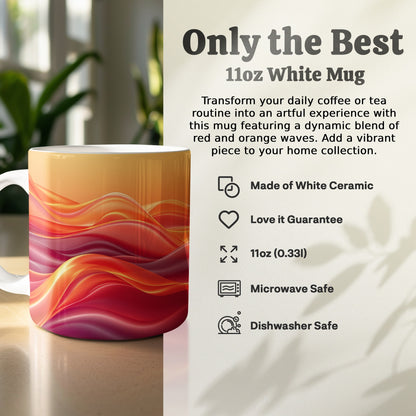 Only the Best 11oz White Mug coffee tea product
