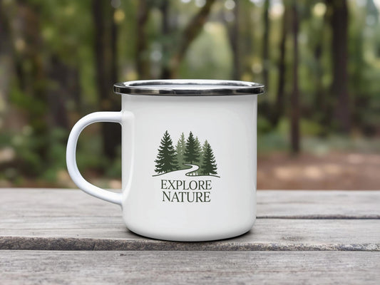 Explore Nature Adventure Forest Design Mug Product