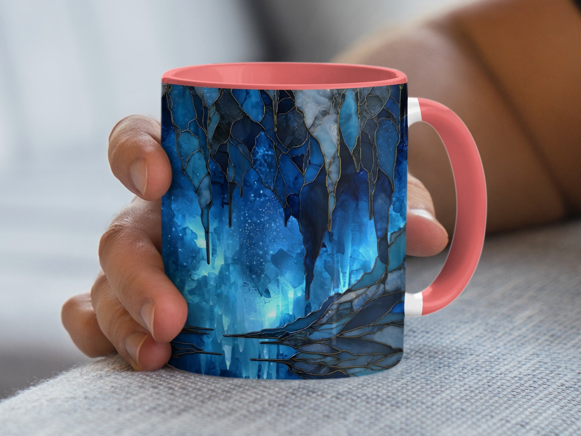 Enchanting Night Sky Themed Ceramic Coffee Mug product