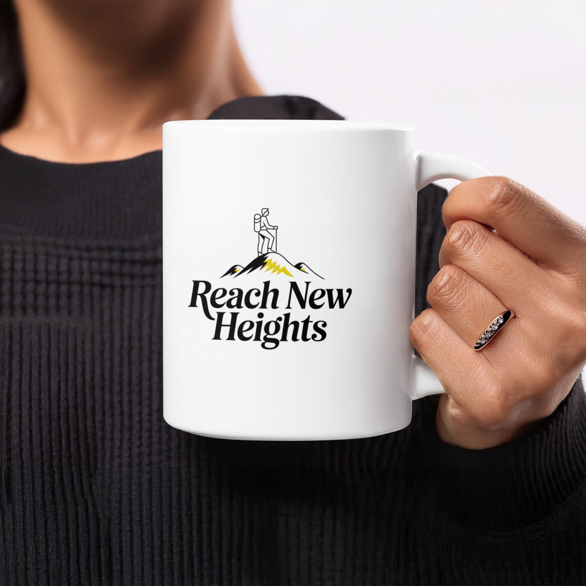 Reach New Heights Motivational Mug product