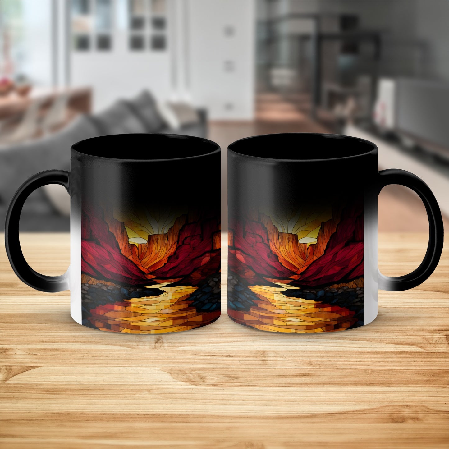 Colorful Sunrise Landscape Printed Mug product