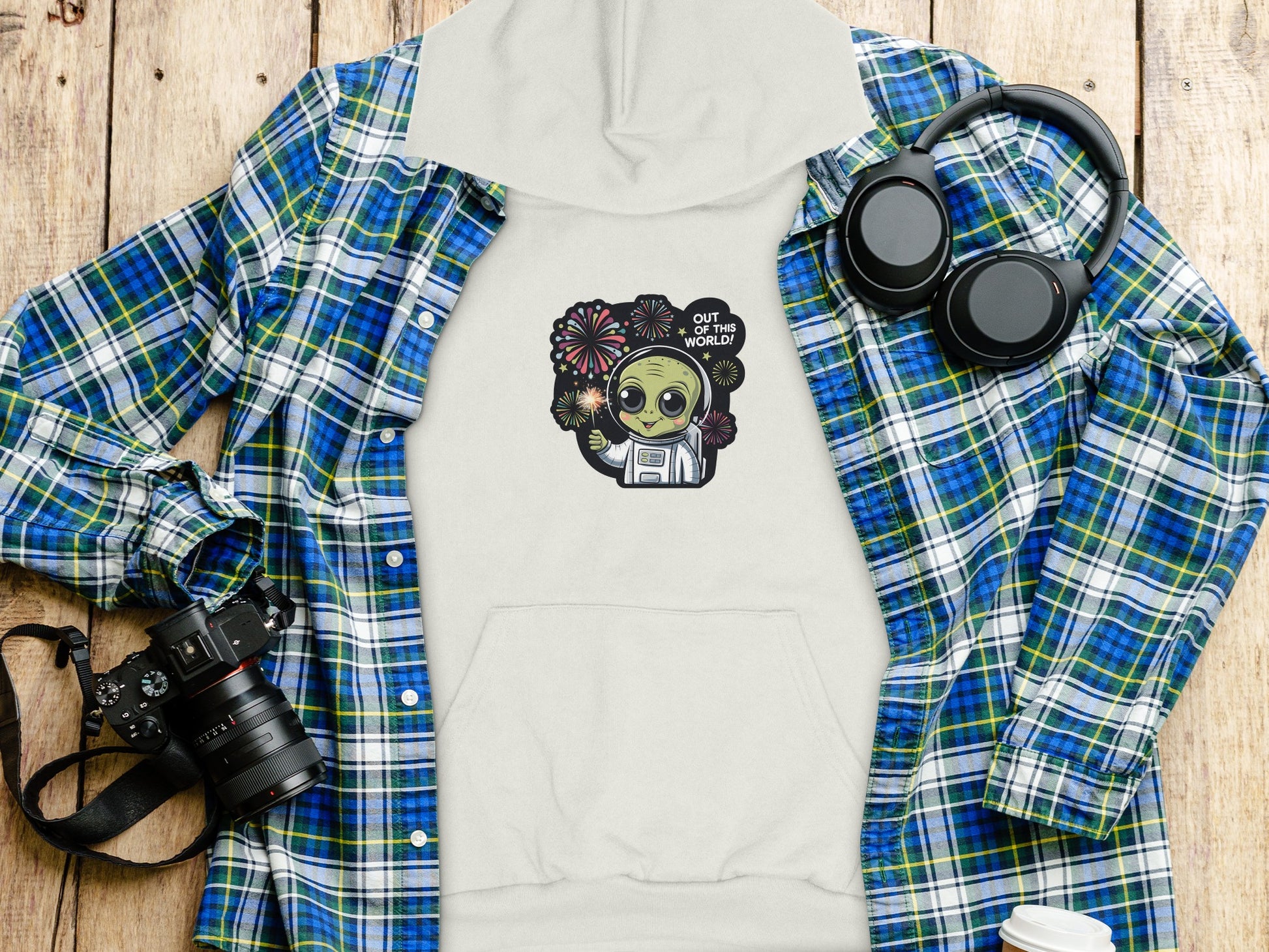 Out of This World Alien Graphic Hoodie product