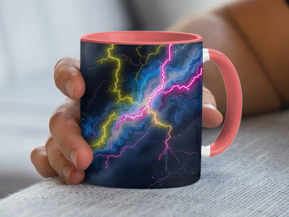 Colorful Lightning and Cloud Design Mug product