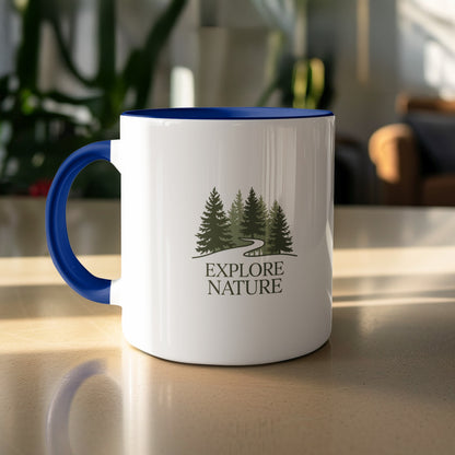 Explore Nature Forest Design Coffee Mug product