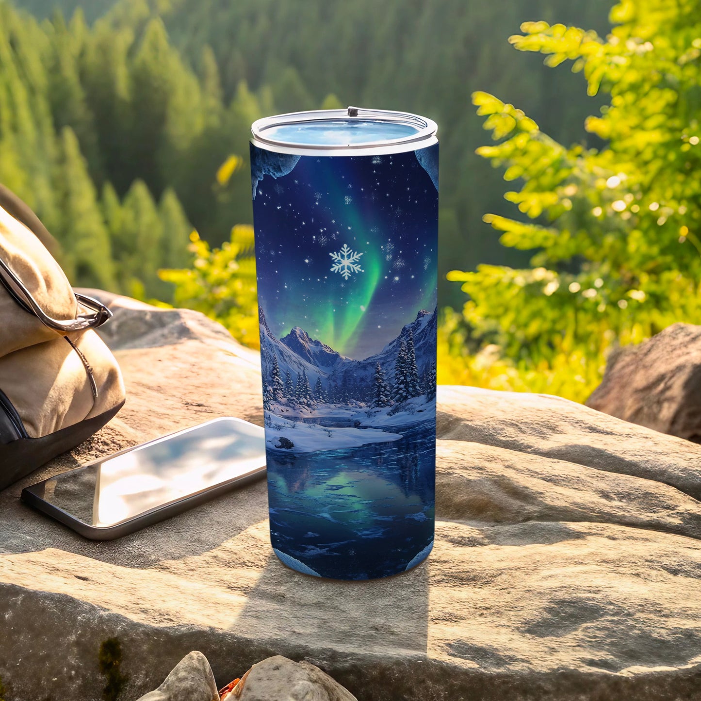 Northern Lights Scenic Tumbler Beautiful Travel product