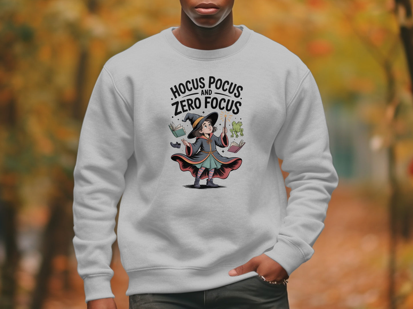 Hocus Pocus and Zero Focus Design Sweatshirt Product