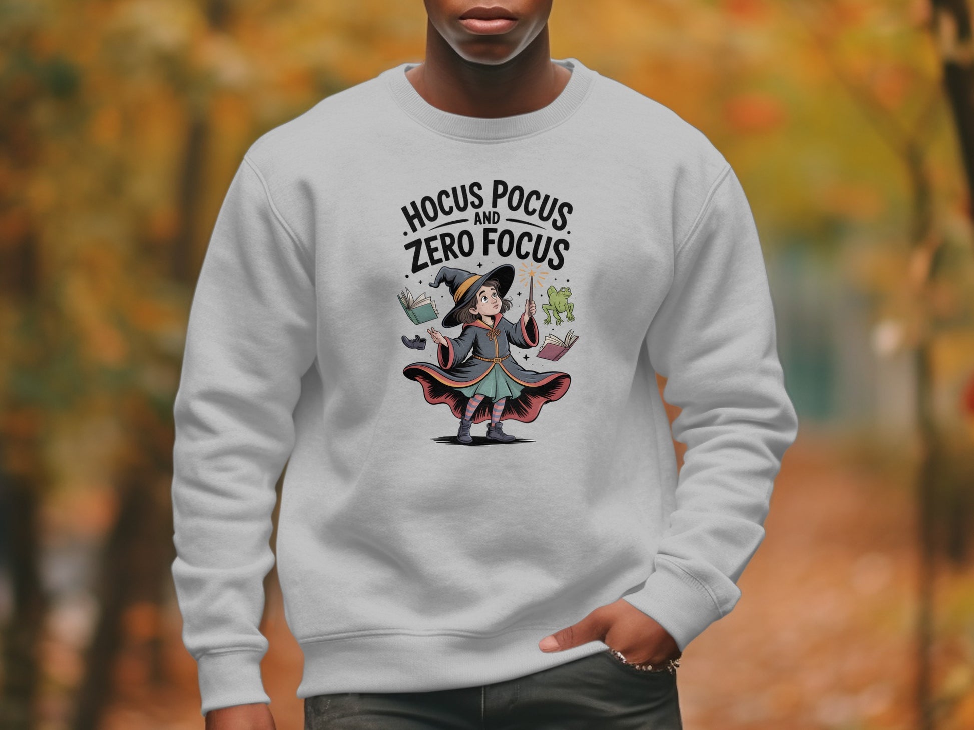 Hocus Pocus and Zero Focus Design Sweatshirt Product