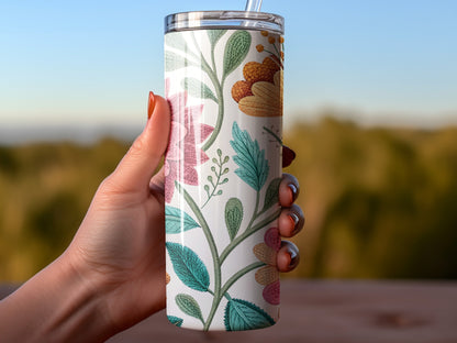 Floral Patterned Elegant Drinkware Product
