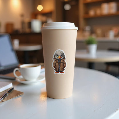 Cute Eagle Character Insulated Coffee Tumbler product