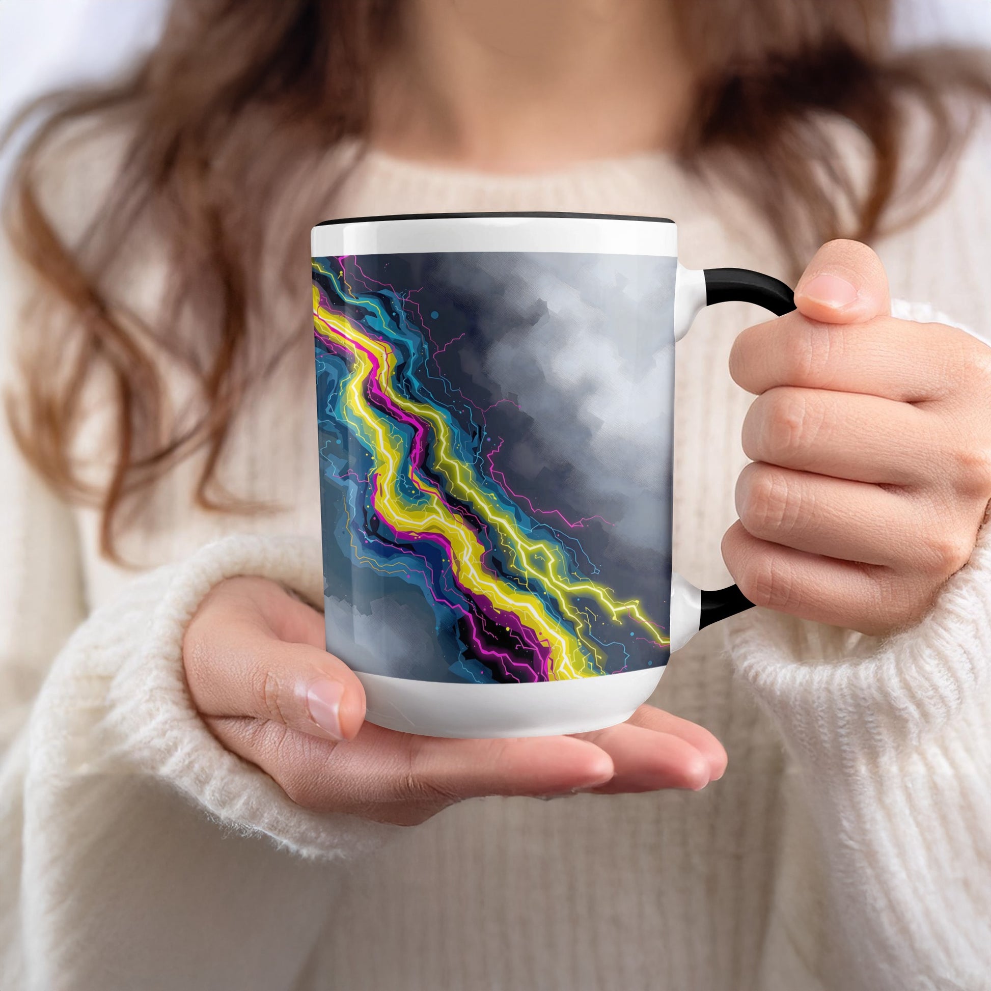 Colorful Abstract Patterned Mug product
