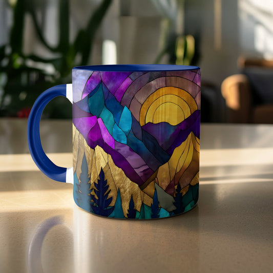 Colorful Mountain Landscape Mug product