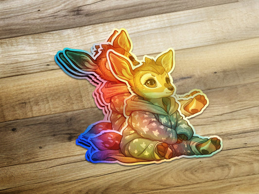 Cute Animal Sticker with Rainbow Colors product