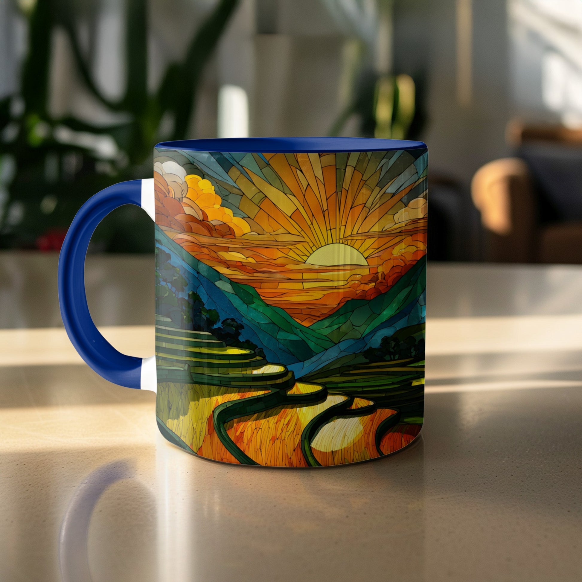 Beautiful Sunrise Scenic Patterned Mug product