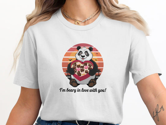 I'm Beary in Love with You Panda T-shirt product type