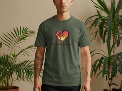 Our love is my paradise Heart T-Shirt product type