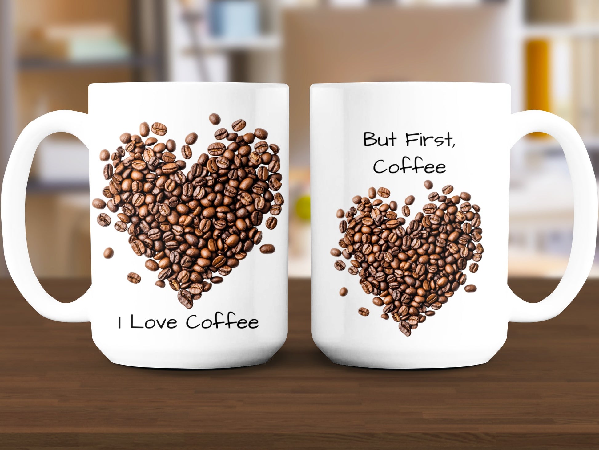 I Love Coffee But First Coffee Mug product type