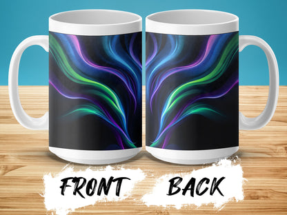 Vibrant Abstract Design on Ceramic Mug product