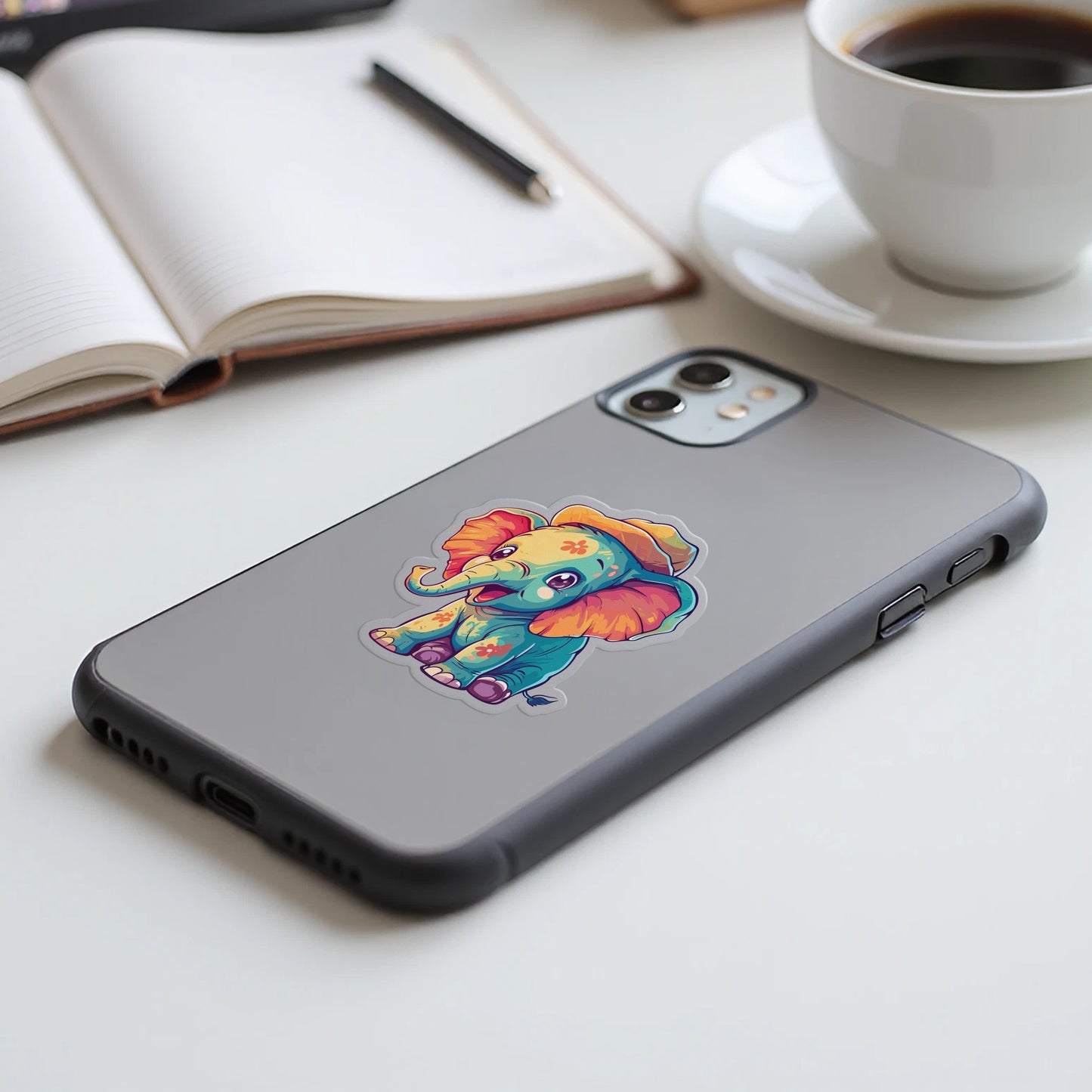 Adorable Elephant Design on Phone Case product
