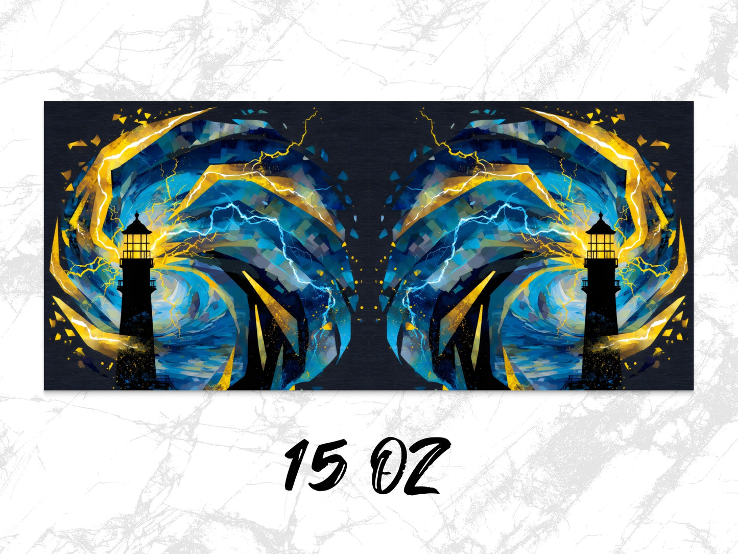 Abstract Blue and Gold Canvas Art Print, Modern Wall Decor, Set of Two, 15 Oz
