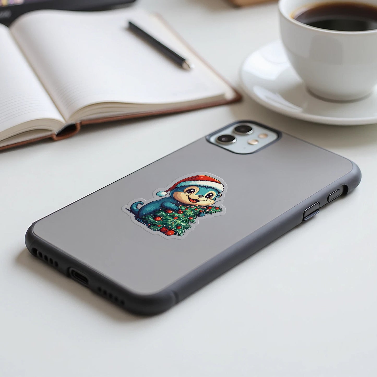 Festive Cat iPhone Case Perfect for Holiday Season product type