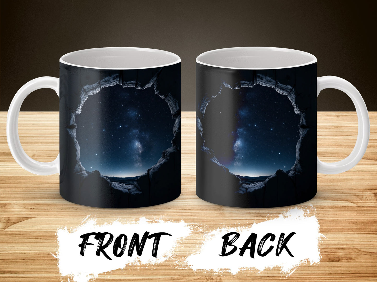 Starry Night Sky Coffee Mug, Space Themed Drinkware, Unique Cosmic Galaxy Design, Gift Idea
