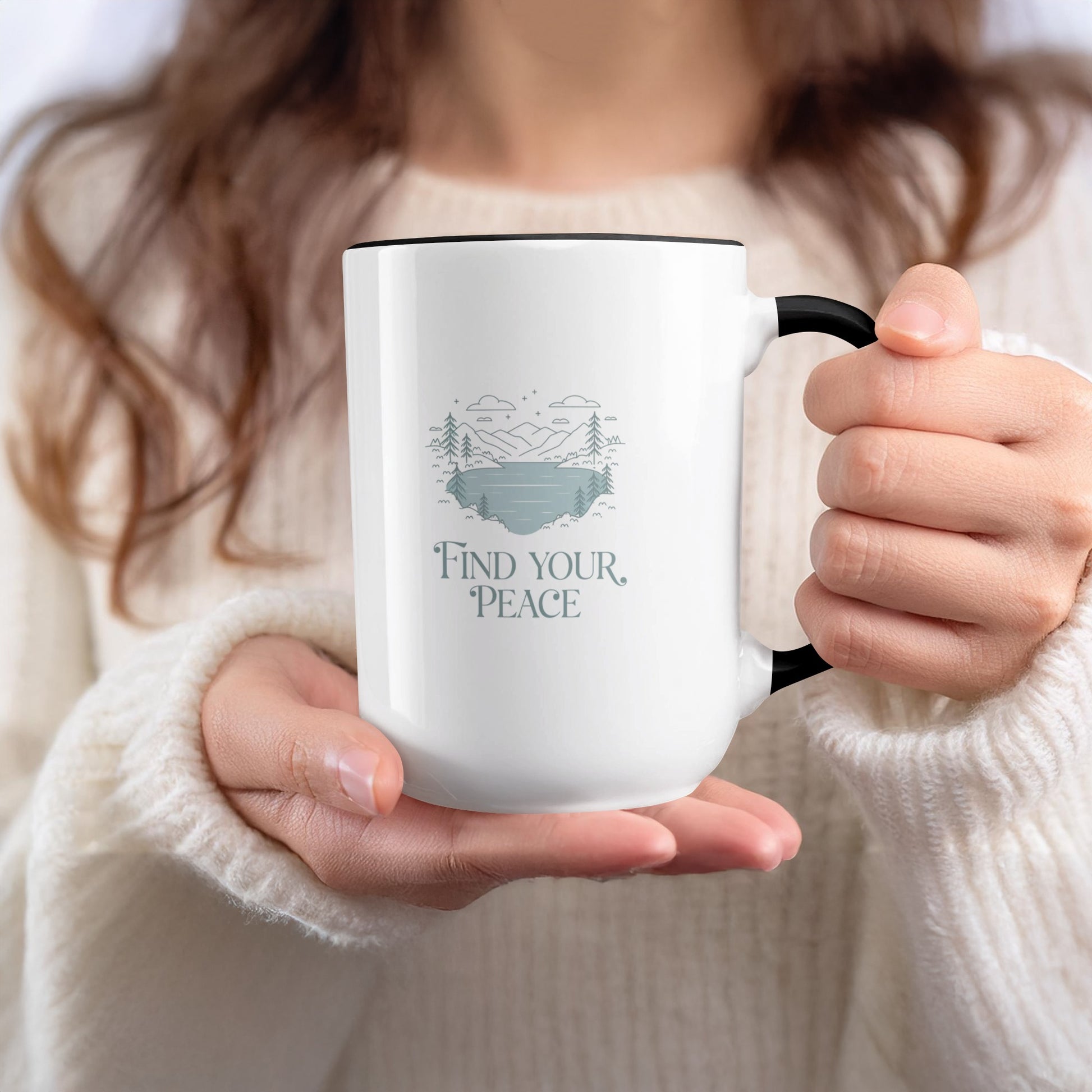 Find Your Peace Inspirational Coffee Mug product
