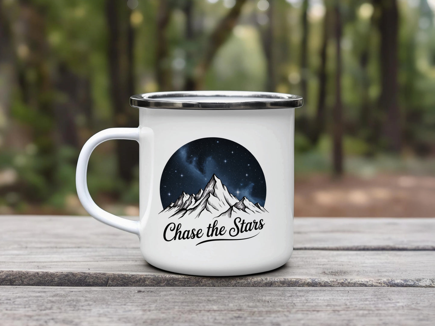 Chase the Stars Mountain Design Mug product
