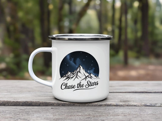 Chase the Stars Mountain Design Mug product