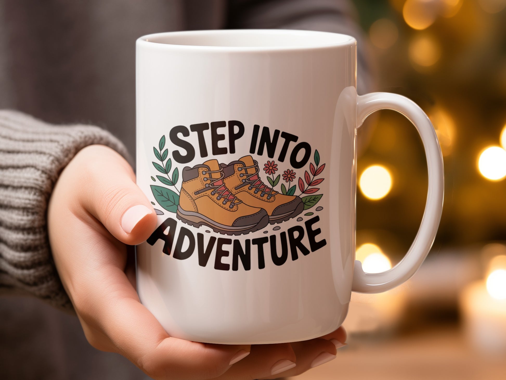 Step Into Adventure Coffee Mug Product