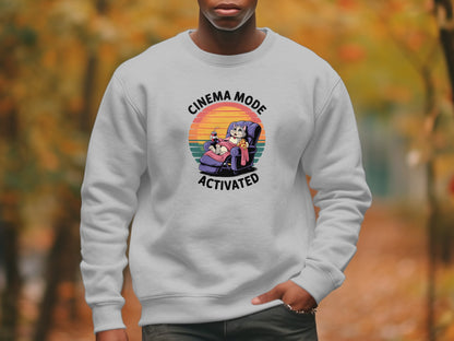 Cinema Mode Activated Graphic Sweatshirt Product