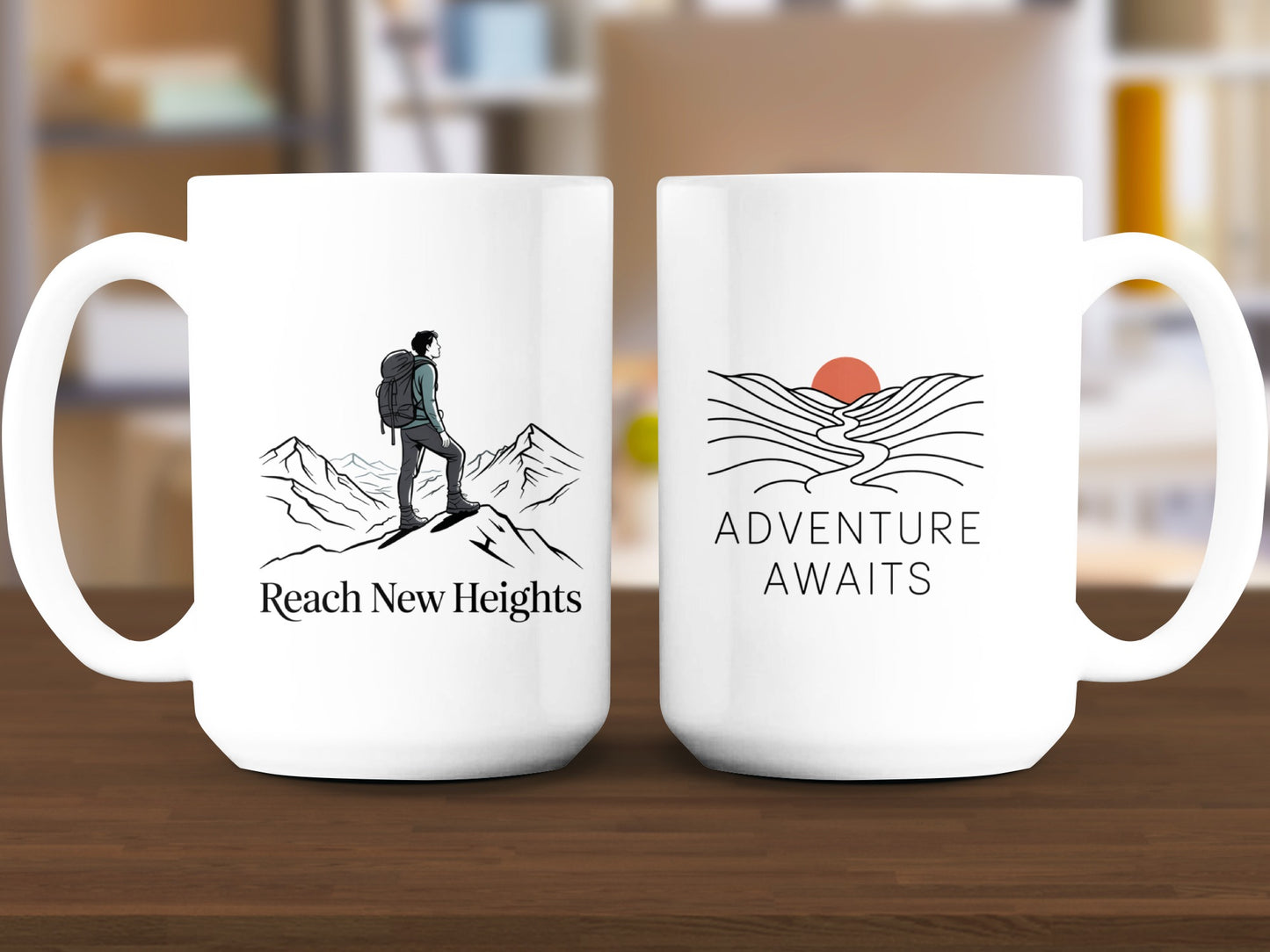 Reach New Heights Adventure Awaits Mug product